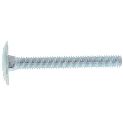 1/4"-20 x 1" Step Bolts — ASTM A307, Coarse Thread, Zinc, 100/PKG