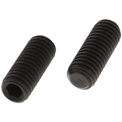 1/2"-13 x 1/2" Socket Set Screws — Alloy Steel Heat Treated, Flat Point, Black Oxide, 100/PKG