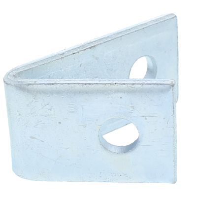 Angle Fittings for Strut - Steel, Zinc - 2-Hole 45 Degree Closed Angle