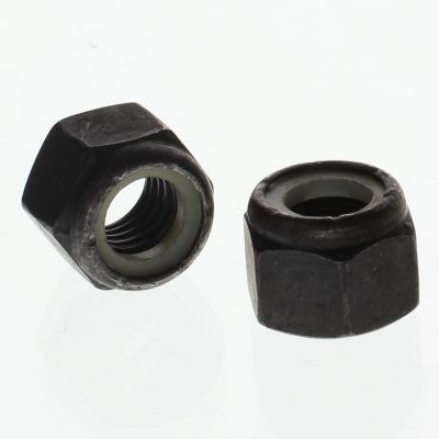 1"-14 Nylon Insert Lock Nuts — Grade 8 ASME B18.16.6, Plain - Fine, 10/PKG