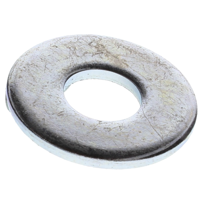 #10 x 9/16" x 3/64" USS Flat Washers — ASME B18.21.1, Zinc, 100/PKG