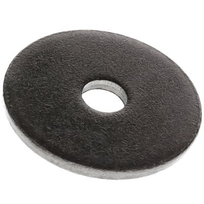 1" x 4" x 3/8" Round Plate Washers — Plain, 1/PKG