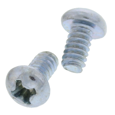 #6-32 x 1/4" Round Head Phillips Machine Screws — Zinc, Coarse, 100/PKG