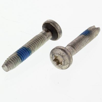 5/16"-18 x 2" Steel Pan Head Torx Drive Thread Cutting Screws w/Patch Type F Zinc