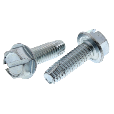 5/16"-18 x 1" Hex Washer Head - Zinc Thread Cutting Screws — Type F, 100/PKG