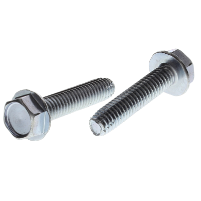 3/8"-16 x 1" Hex Washer Head - Zinc Thread Cutting Screws — Type F, 100/PKG