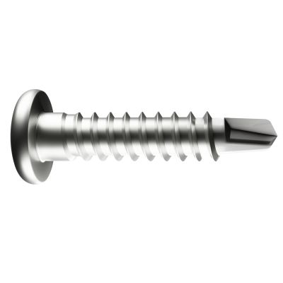 #10-16 x 3/4" Pan Hd Star Pin Security Self-Drilling Screws - 410 Stainless Steel Type 3 Pt 100/PKG