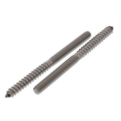 3/8"-16 x 3" Hanger Bolts — 18-8 Stainless Steel, 50/PKG