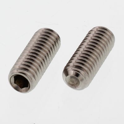 3/8"-16 x 1" Socket Set Screws — 18-8 Stainless Steel, Cup Point - Coarse, 100/PKG
