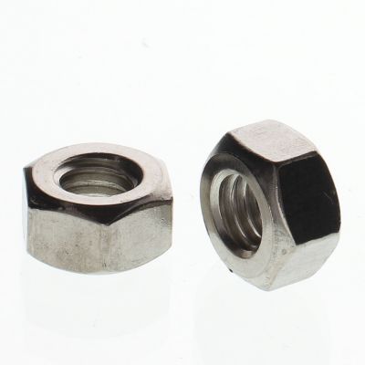 1/2"-12 Finished Hex Full Nuts, British Standard — 18-8 Stainless Steel, 50/PKG