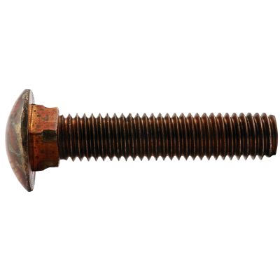 1/2"-13 x 7" Carriage Bolts — Silicon Bronze, 1/PKG