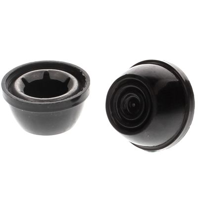 3/16" Cap Pushnuts, Black, 5/PKG