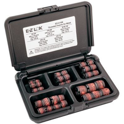 E-Z Lok Threaded Insert Assortment — Coarse Thread, #10 to 1/2"