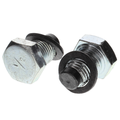 1/2"-20 Drain Pan Plug Zinc Single Oversize