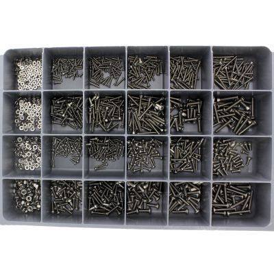 Pan and Oval Head Phillips Machine Screws — 18-8 Stainless Steel Drawer Assortment