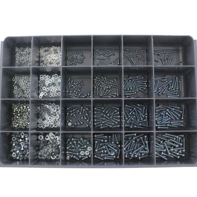 Metric Pan Head Phillips Machine Screws — Steel Drawer Assortment