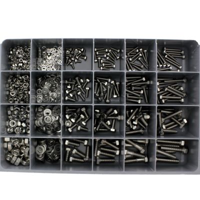 Metric Hex Cap Screws — Type A2 Stainless Steel Drawer Assortment