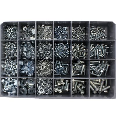 Hex Cap Screws Grade 5 NC Field Kit — Steel, Zinc Drawer Assortment