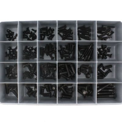 Flat Head Socket Cap Screws — Steel Drawer Assortment