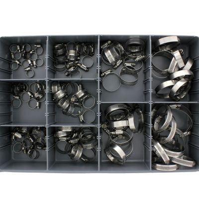 All Stainless Marine Grade Hose Clamps Drawer Assortment