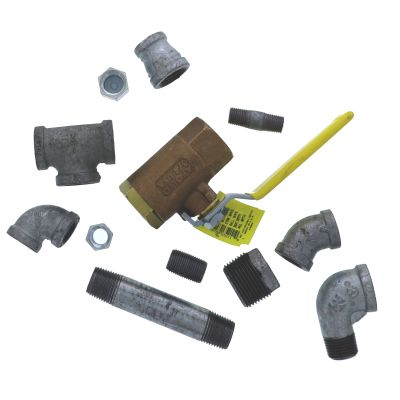 Pipe Fittings - Galvanized  Bolt Bin Assortment