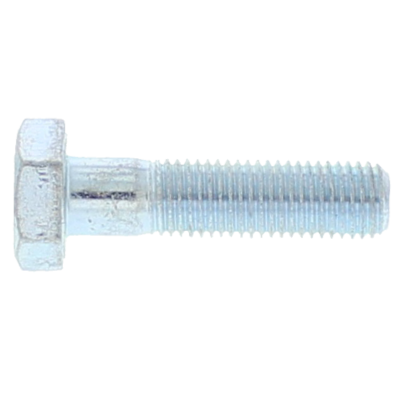 M10-1.25 x 40 mm Metric Hex Cap Screws - Class 10.9, Fine, Zinc DIN 960 50/PKG