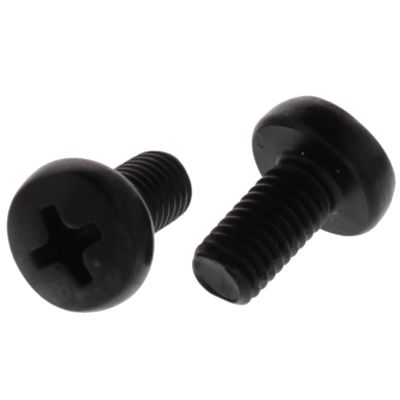 #10-24 x 3/4" Pan Head Phillips Machine Screws — Black Oxide, Coarse, 100/PKG