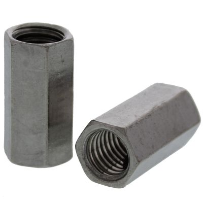 1/2"-13 x 1-1/4" Hex Coupling Nuts — Type 316 Stainless Steel, Coarse, 25/PKG