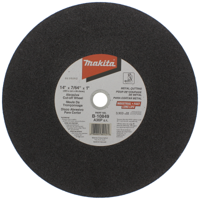 14" x 7/64" x 1" Type 1 Cut-Off Wheel for Ferrous Metals