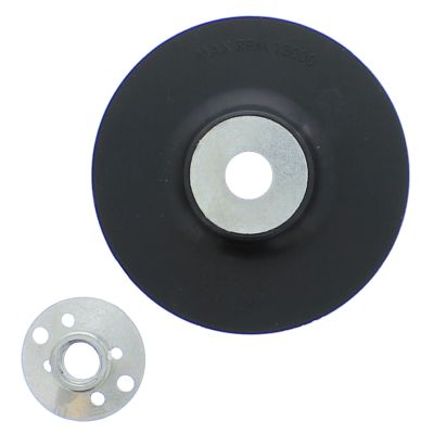4-1/2" Rubber Backing Pad with (5/8"-11) disc nut