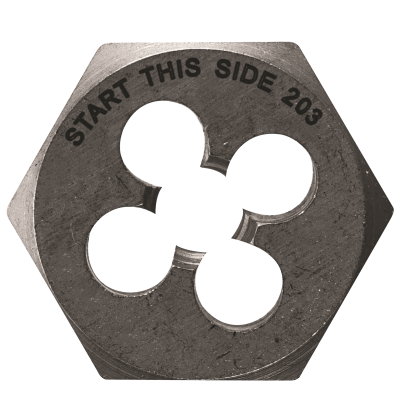 8 mm-1.25 Carbon Steel Metric Hex Die