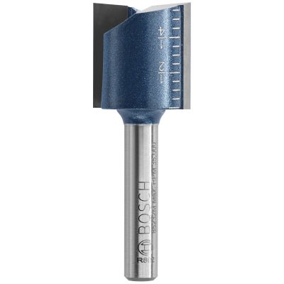 Bosch 85232M 3/4" x 3/4" Carbide Tipped 2-Flute Straight Router Bit