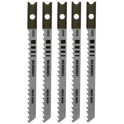 Milwaukee 48-42-0220  4" 8 TPI  General Purpose Jig Saw Blades, 5/PKG