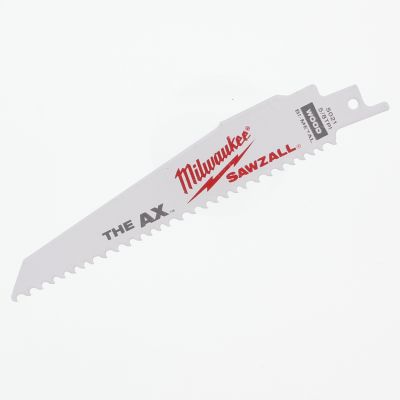 Milwaukee 48-00-5021  6" 5 TPI; Wood Cutting Super Sawzall Blade