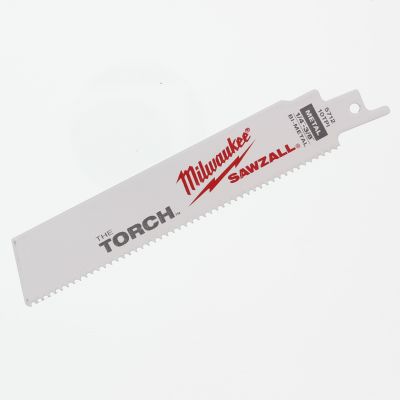 Milwaukee 48-00-5712  6" 10 TPI; Metal Cutting Super Sawzall Blade