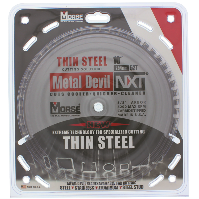 Metal Devil® 10" x 52 T Metal Cutting Circular Saw Blade