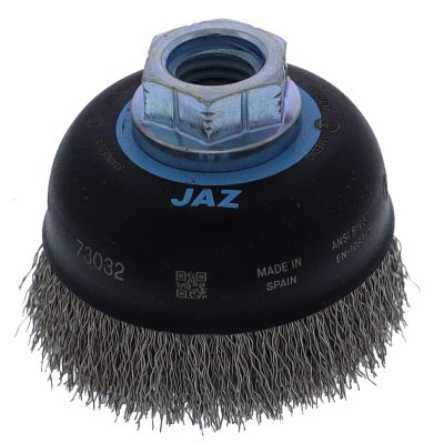 4" x 5/8"-11 Arbor .012" Crimped Wire Cup Brush — Stainless