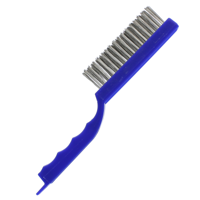 11" 4 x 16 Plastic Handle Wire Scratch Brush