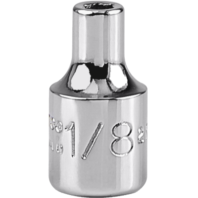 Proto 1/8" 6 Pt. Standard Length Socket — 1/4" Drive