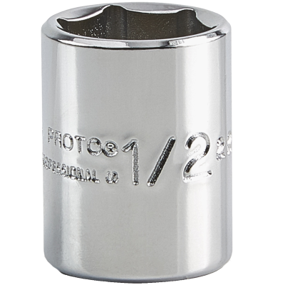 Proto 1/2" 6 Pt. Standard Length Socket — 1/4" Drive