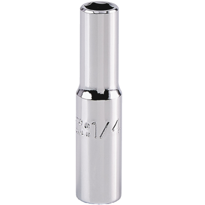 Proto 1/4" 6 Pt. Deep Length Socket — 1/4" Drive