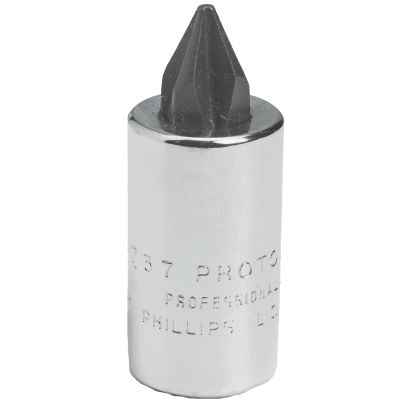 Proto No. 1 Phillips Screwdriver Bit — 1/4" Drive