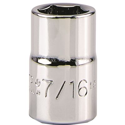 Proto 7/16" 6 Pt. Standard Length Socket — 3/8" Drive