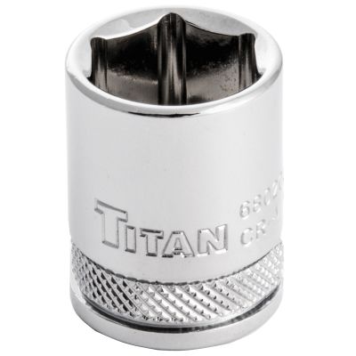 Titan 68018  9/16" 6 Pt. Standard Length Socket - 3/8" Drive