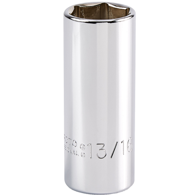 Proto 13/16" 6 Pt. Deep Length Socket — 3/8" Drive