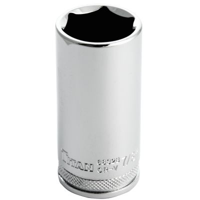 Titan 68328  7/8" 6 Pt. Deep Length Socket - 3/8" Drive