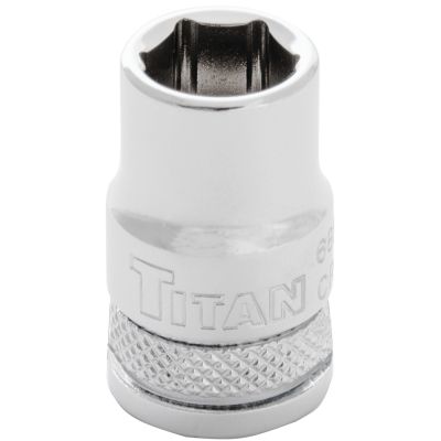 Titan 68210  10 mm 6 Pt. Standard Length Socket - 3/8" Drive
