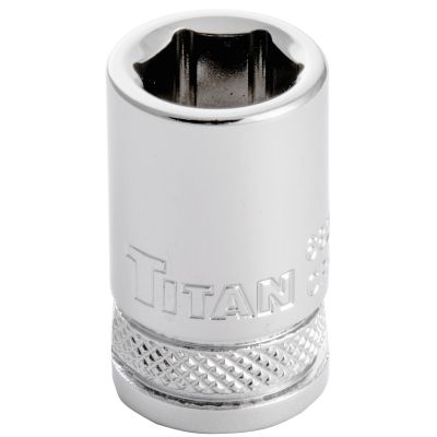 Titan 68211  11 mm 6 Pt. Standard Length Socket - 3/8" Drive