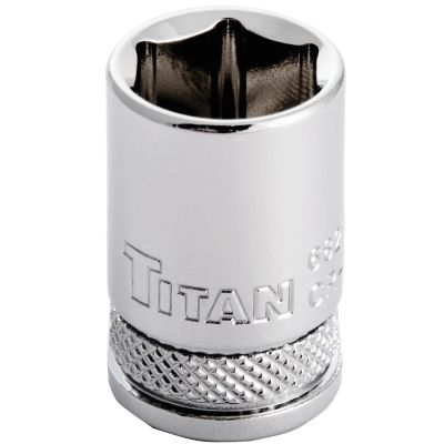 Titan 68213  13 mm 6 Pt. Standard Length Socket - 3/8" Drive