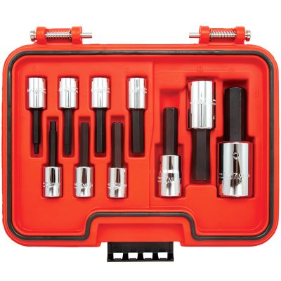 Proto 52210H Metric Hex Bit Set — 10 pc. — 3/8" Drive